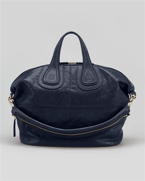 givenchy nightingale navy|Givenchy Nightingale Medium Satchel Bag, Navy .